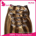 clip ins extension unprocessed hair extension clip in cheap 100% human hair clip in hair extension